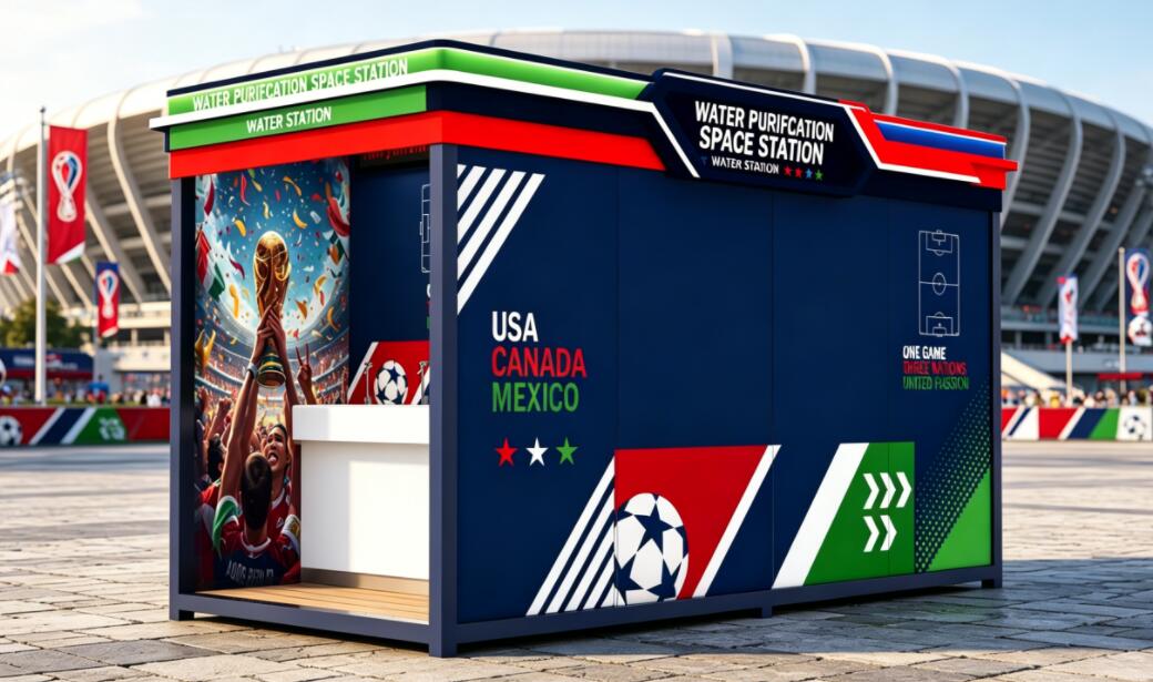 Stasiun Air Bertema Piala Dunia - Redefine Stadion Hidrasi?
